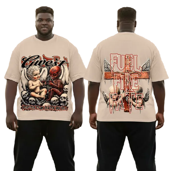 G-WEST ANGELS AND ASHES TEE by G-WEST