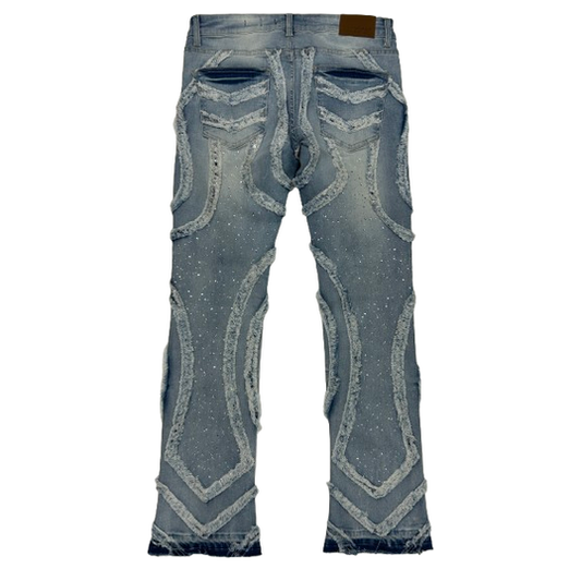 BLACK LIGHT BIG AND TALL MEN'S STUDS FLARE FIT by Black Light