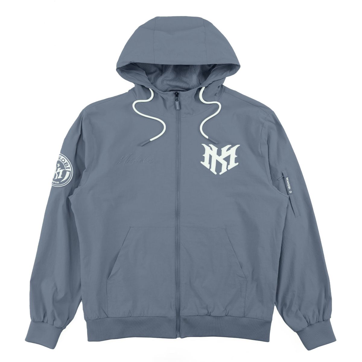 MAKOBI BIG AND TALL ADORNI NYLON JACKET by Makobi