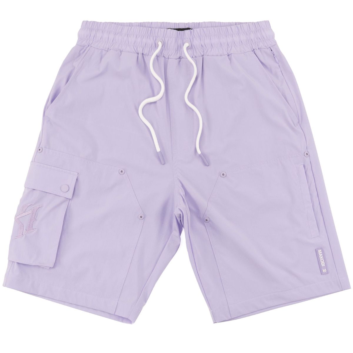 MAKOBI BIG AND TALL ADORNI NYLON SHORTS by Makobi