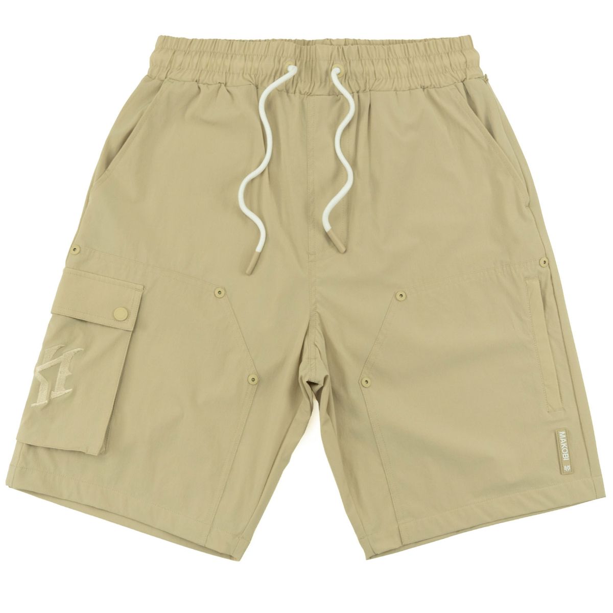 MAKOBI BIG AND TALL ADORNI NYLON SHORTS by Makobi
