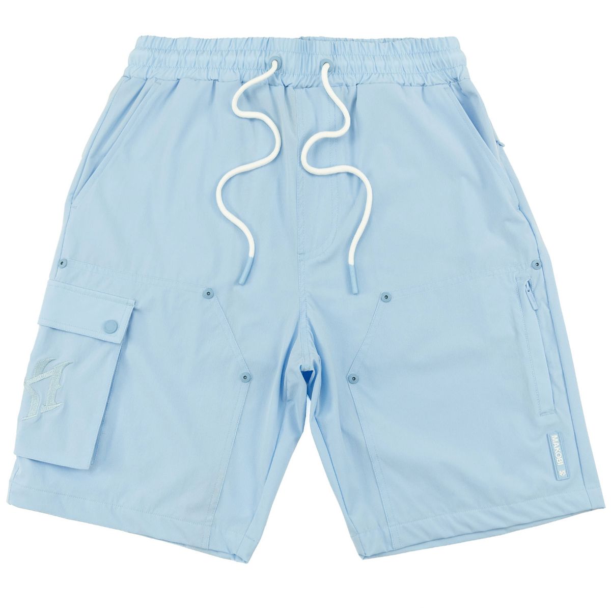 MAKOBI BIG AND TALL ADORNI NYLON SHORTS by Makobi