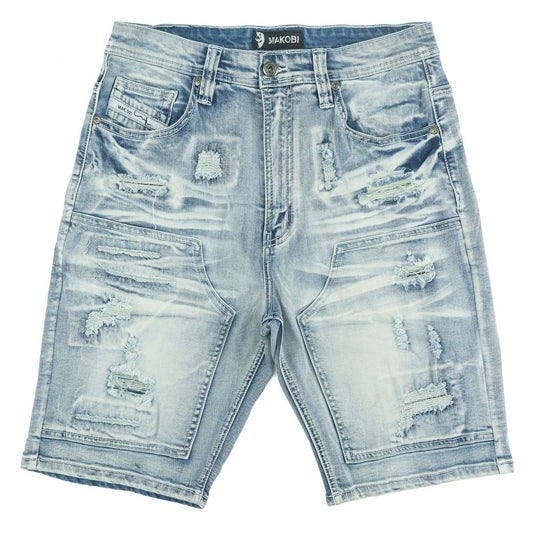 MAKOBI PREGO DENIM SHORTS by Makobi
