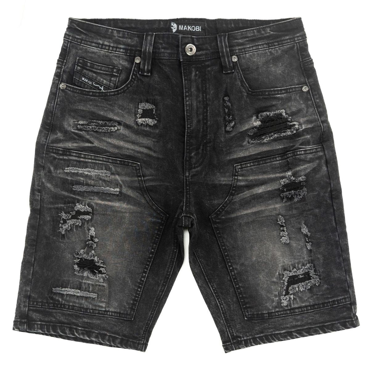 MAKOBI PREGO DENIM SHORTS by Makobi