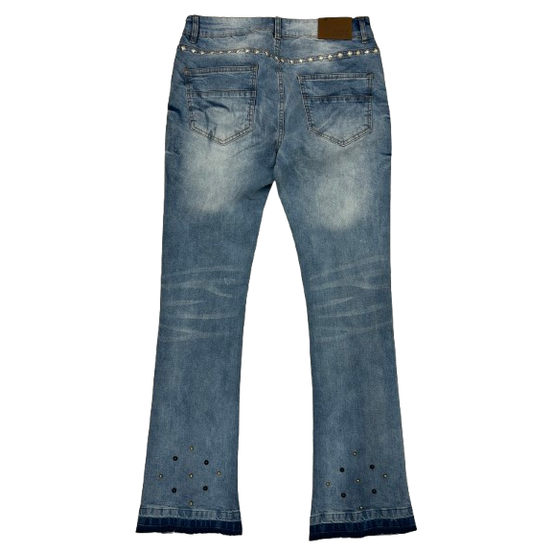 BLACK LIGHT BIG AND TALL MEN'S STUDS FLARE FIT by Black Light