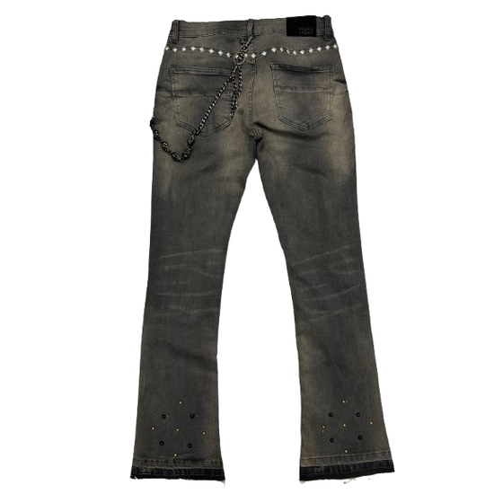 BLACK LIGHT BIG AND TALL MEN'S STUDS FLARE FIT by Black Light