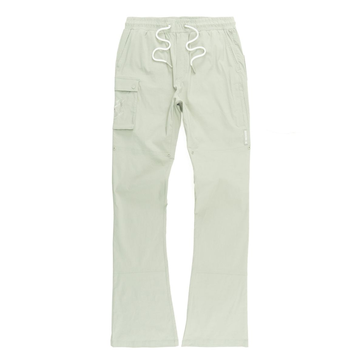 MAKOBI BIG AND TALL ADORNI NYLON STACKED PANTS by Makobi