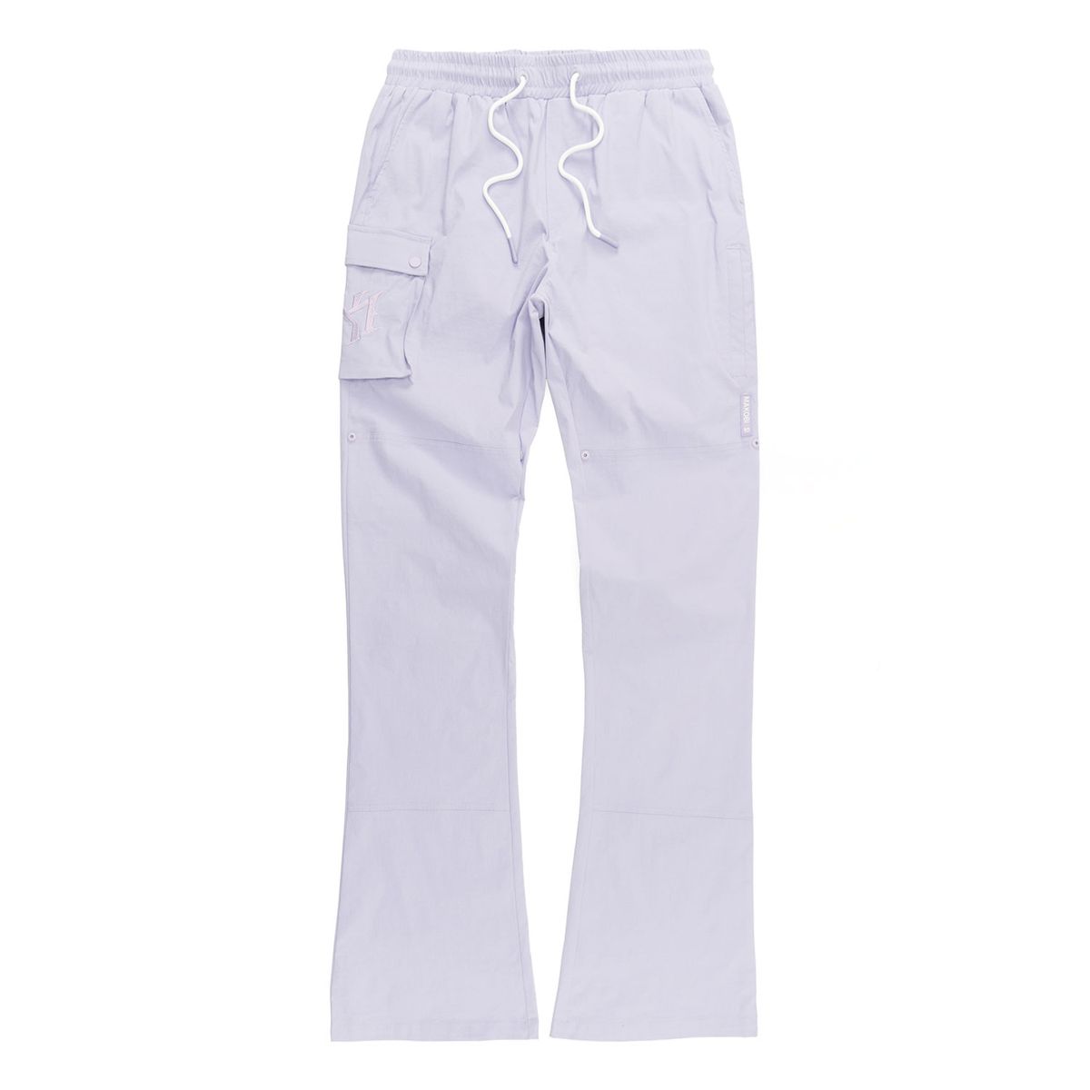 MAKOBI BIG AND TALL ADORNI NYLON STACKED PANTS by Makobi