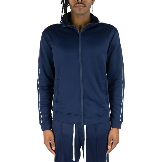REBEL MINDS BT PIPING TRACK JACKET by Rebel Minds