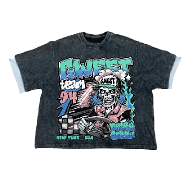 G WEST SWAYED 2 TONE TEE