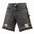 WAIMEA CRYSTAL STUDDED JEAN SHORTS by WAIMEA