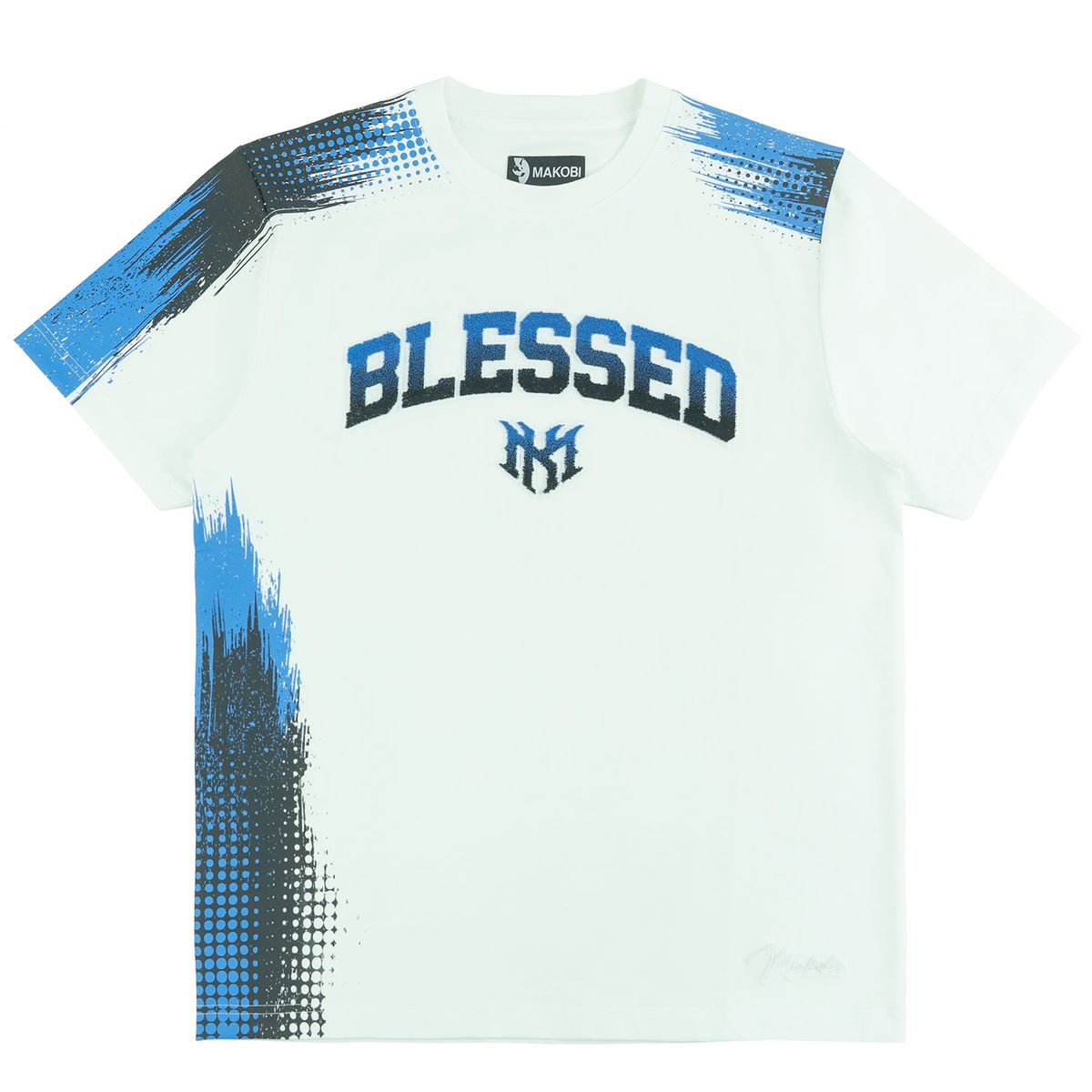 MAKOBI BIG AND TALL BENDITO BLESSED TEE