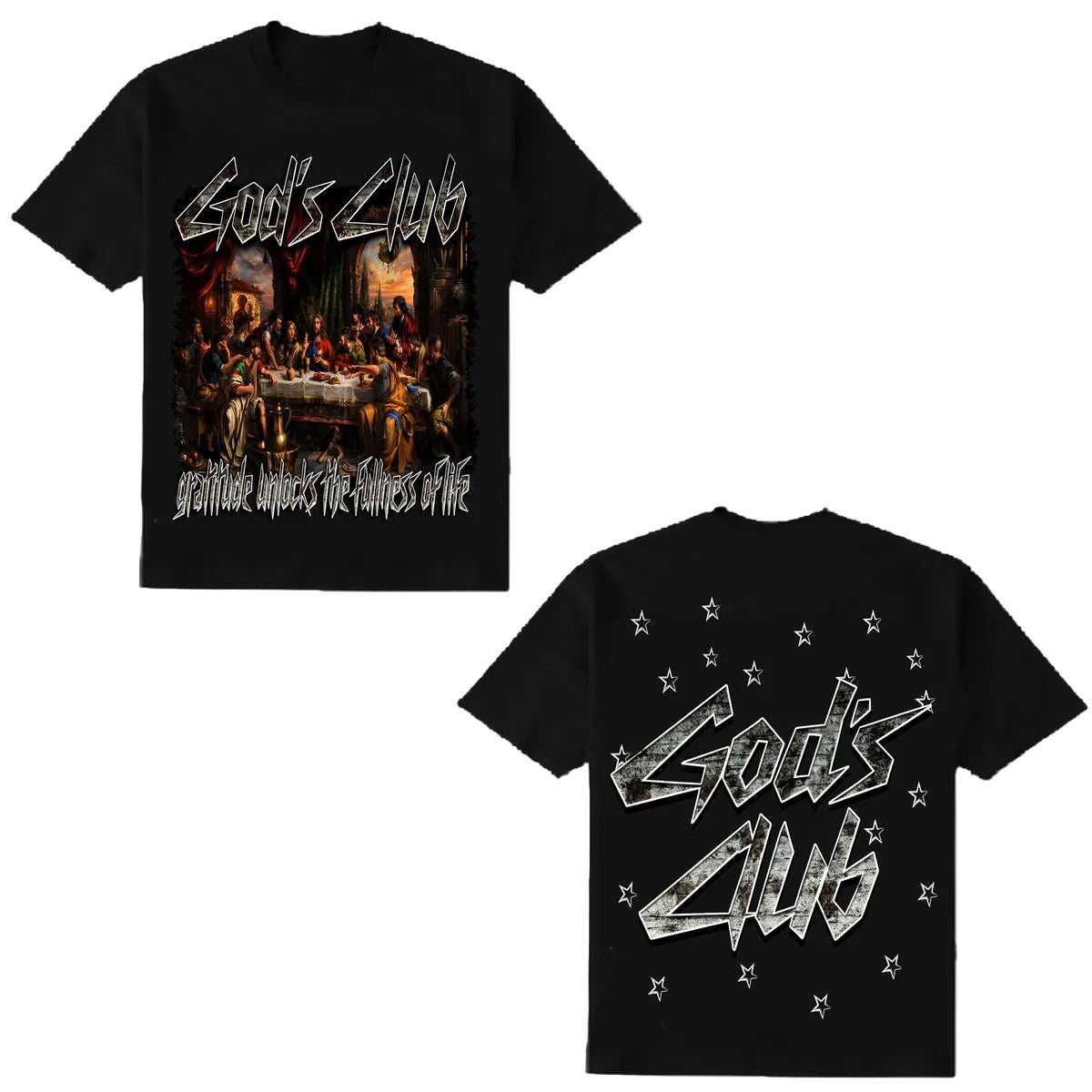 G WEST RHINESTONE GODS CLUB TEE by G-WEST