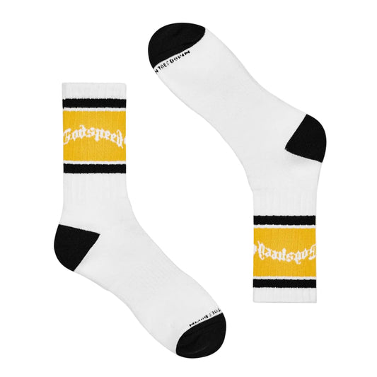 GODSPEED OG LOGO STRIPED SOCKS by Godspeed