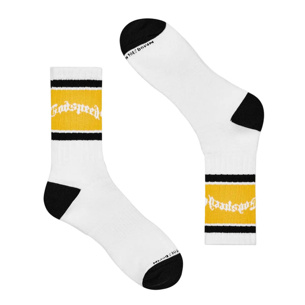 GODSPEED OG LOGO STRIPED SOCKS by Godspeed