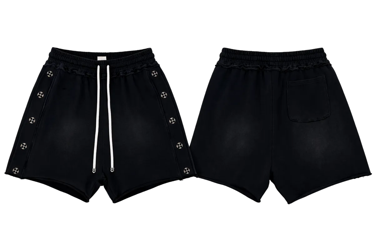 R3BEL ANOINTED TERRY SHORTS by REBEL DNMT