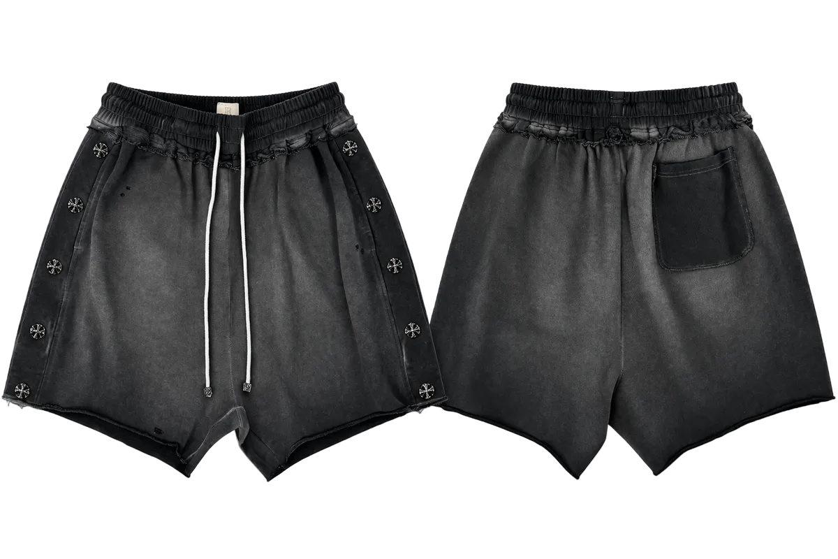 R3BEL ANOINTED TERRY SHORTS by REBEL DNMT