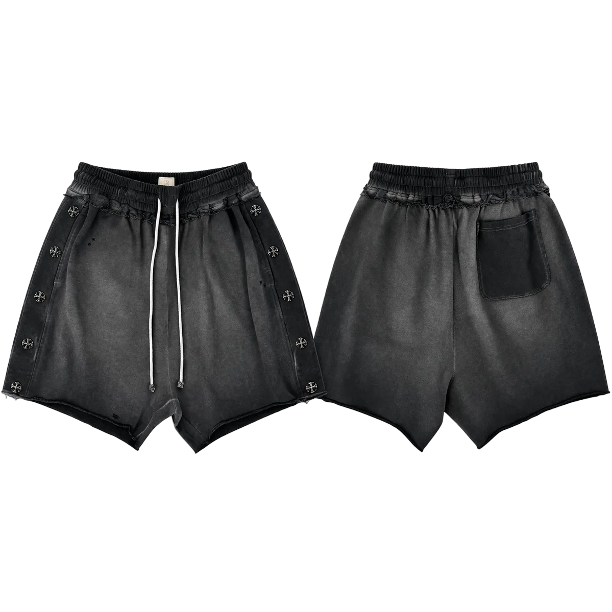 R3BEL ANOINTED TERRY SHORTS by REBEL DNMT