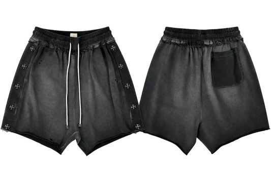 R3BEL ANOINTED TERRY SHORTS by REBEL DNMT