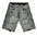 MENS FASHION RIPPED DENIM SHORT by Black Light