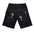DISTRESSED CROSS DENIM SHORTS by Black Light
