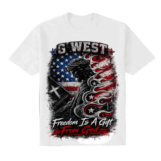 G WEST FREEDOM IS A GIFT TEE by G-WEST