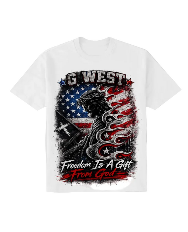 G WEST FREEDOM IS A GIFT TEE by G-WEST