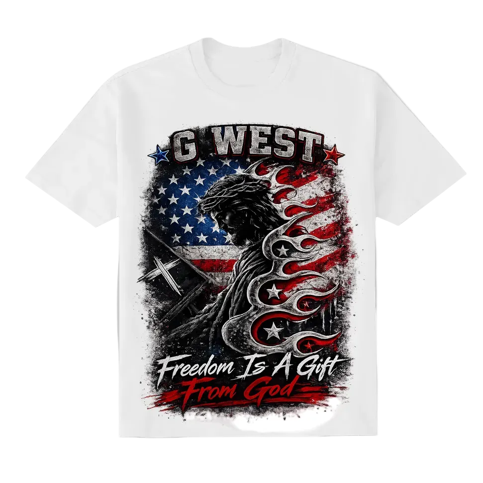 G WEST FREEDOM IS A GIFT TEE by G-WEST