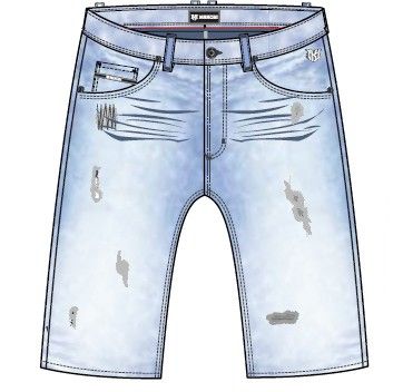 Makobi Clean Washed Jorts by MAKOBI