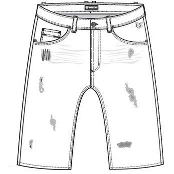 Makobi Clean Washed Jorts by MAKOBI