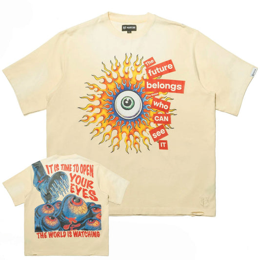 MAKOBI THE WORLD IS WATCHING TEE by Makobi