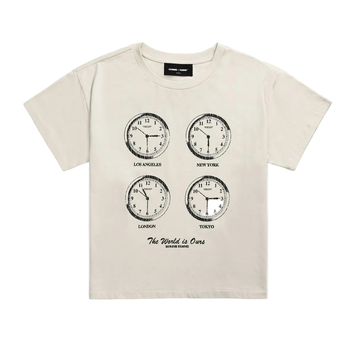HOMME FEMME JET LAG TEE by HOMME FEMME