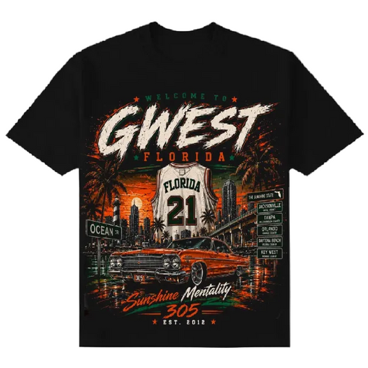 G WEST FLORIDA HEATWAVE TEE by G-WEST