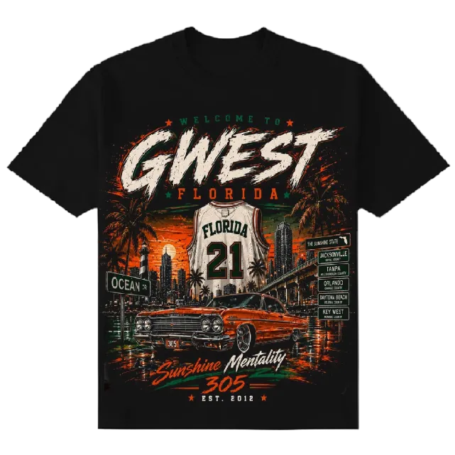 G WEST FLORIDA HEATWAVE TEE by G-WEST
