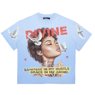 ROKU STUDIOS DIVINE FADED RELAXED LOOSE FIT TEE by ROKU