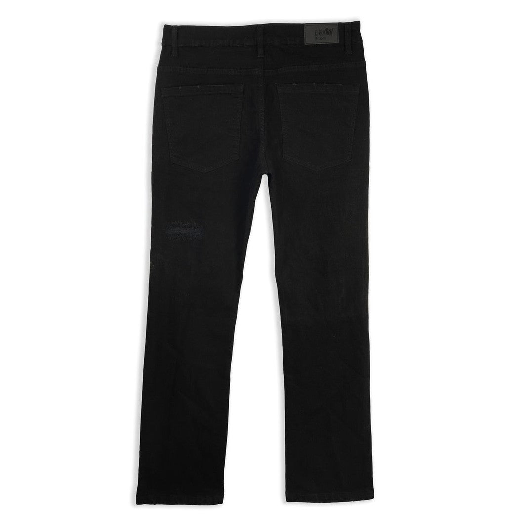 EVOLUTION BIGMENS PREMIUM DISTRESSED STRAIGHT JEANS by Evolution