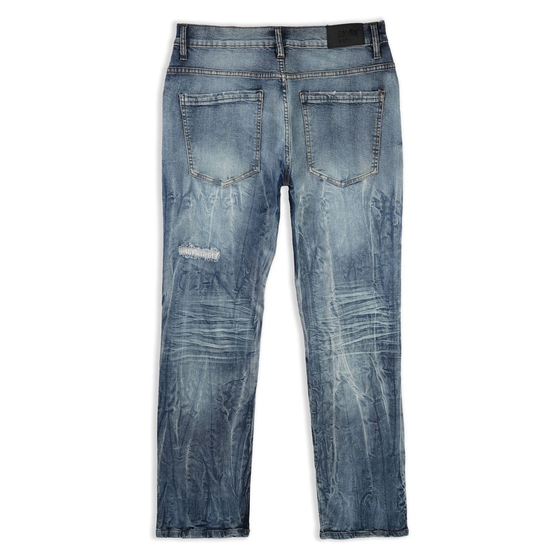 EVOLUTION BIGMENS PREMIUM DISTRESSED STRAIGHT JEANS by Evolution