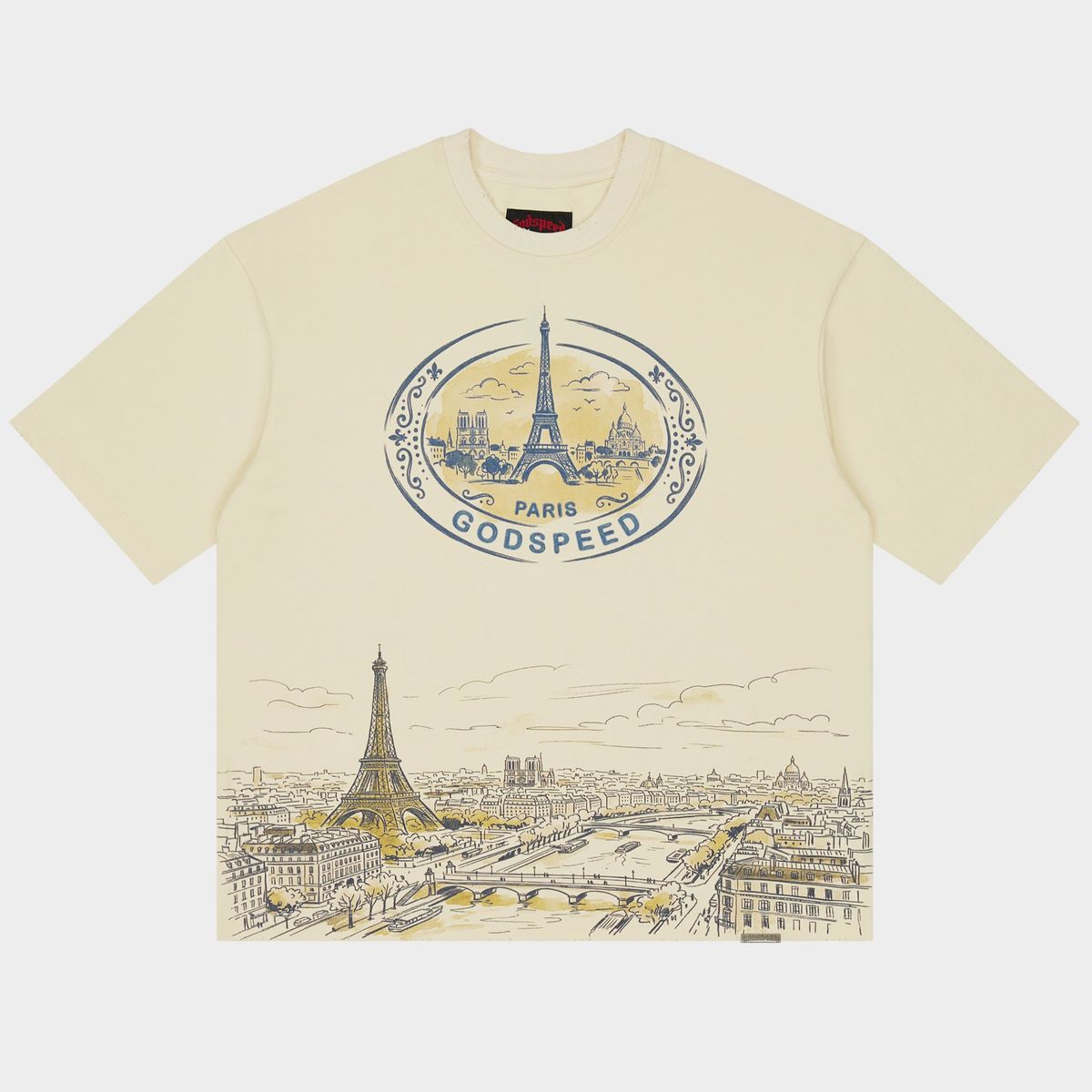GODSPEED PARIS SKYLINE TEE by Godspeed