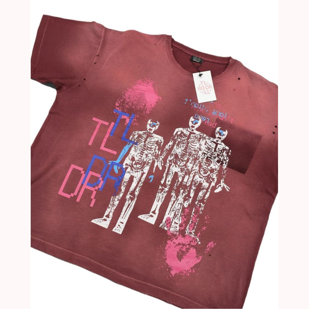 TLDR POTASSIUM MOVING SKELETON TEE by TLDR