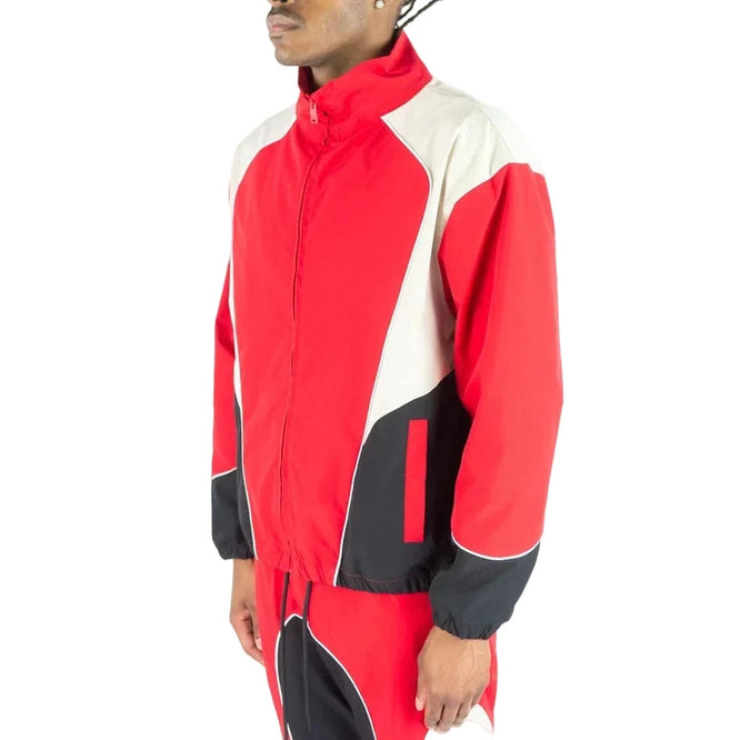 REBEL MINDS NYLON COLORBLOCK JACKET by Rebel Minds