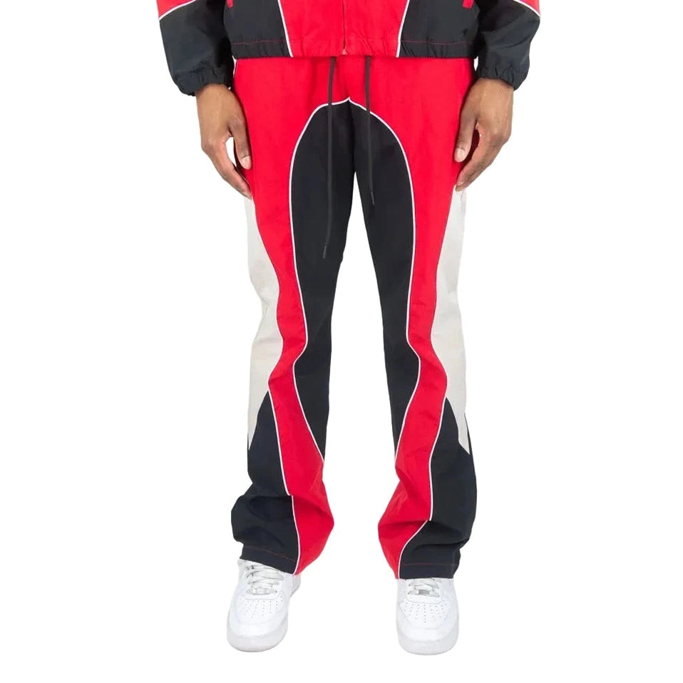 REBEL MINDS NYLON COLORBLOCK PANTS by Rebel Minds