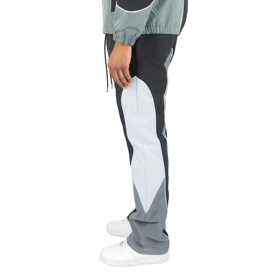 REBEL MINDS NYLON COLORBLOCK PANTS by Rebel Minds