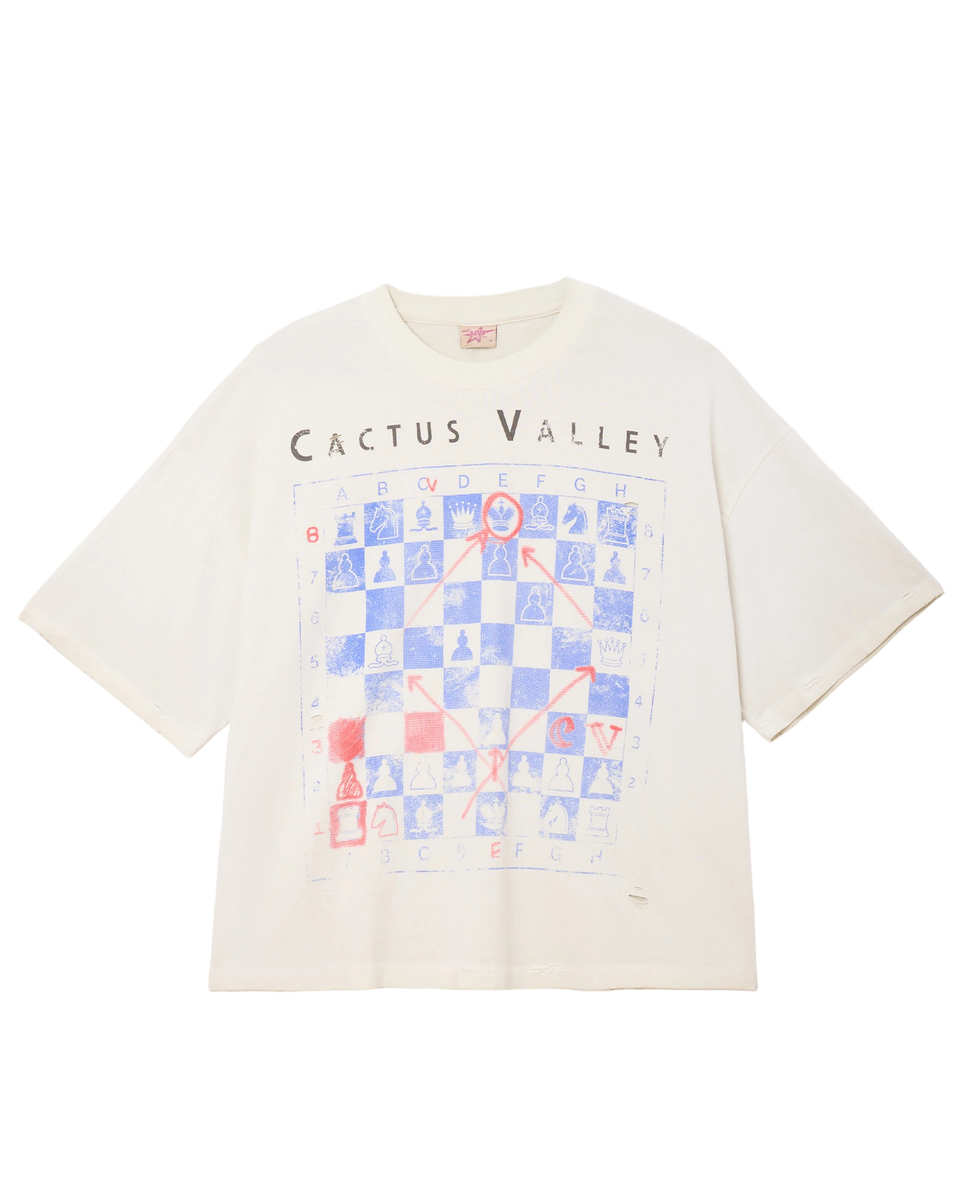 CACTUS VALLEY CHESS TEE by AZVA