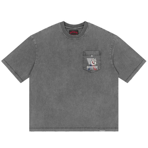 GODSPEED AIR PARIS POCKET TEE by Godspeed