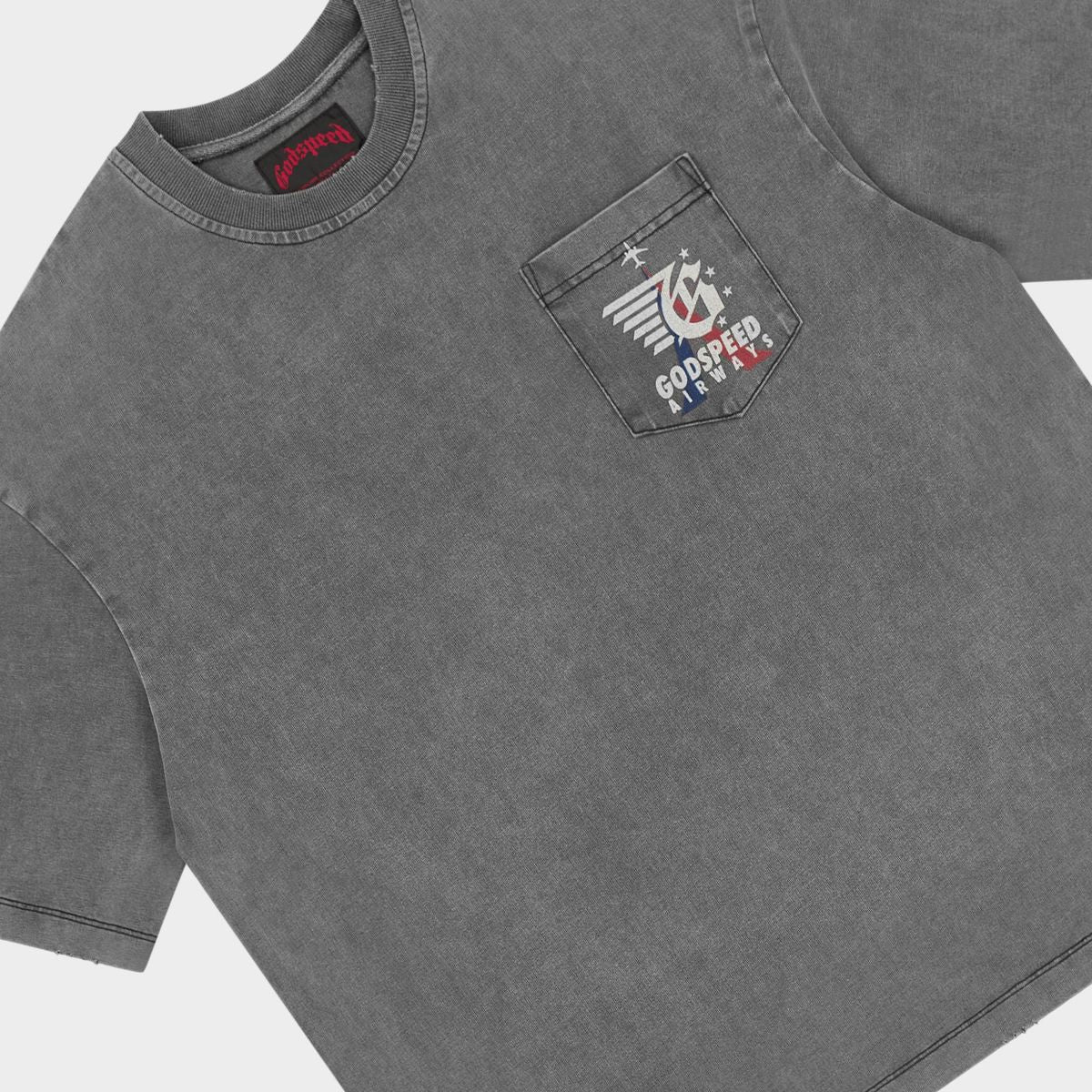 GODSPEED AIR PARIS POCKET TEE by Godspeed