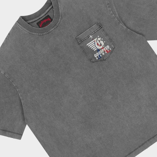 GODSPEED AIR PARIS POCKET TEE by Godspeed