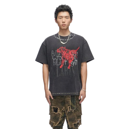 VALABASAS FALLEN EMPIRE VINTAGE TEE by VALABASAS