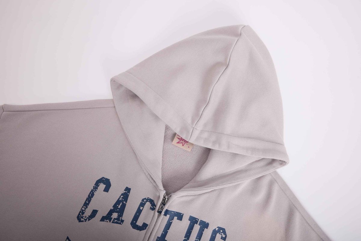 CACTUS VALLEY CRYSTAL VALLEY ZIPUP HOODIE by AZVA