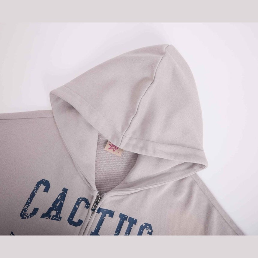 CACTUS VALLEY CRYSTAL VALLEY ZIPUP HOODIE by AZVA