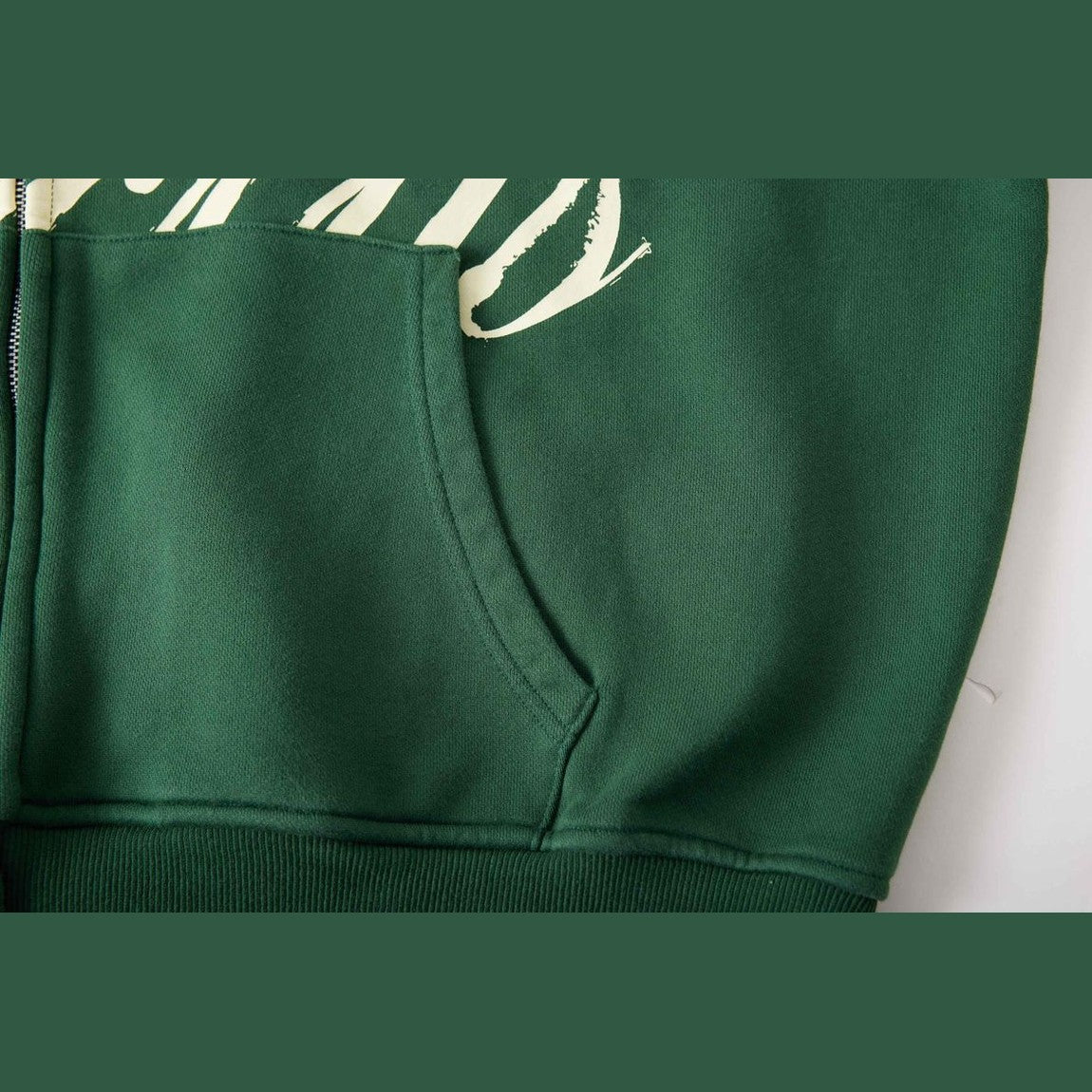 CACTUS VALLEY HIDDEN CRYSTAL ZIPUP HOODIE by AZVA